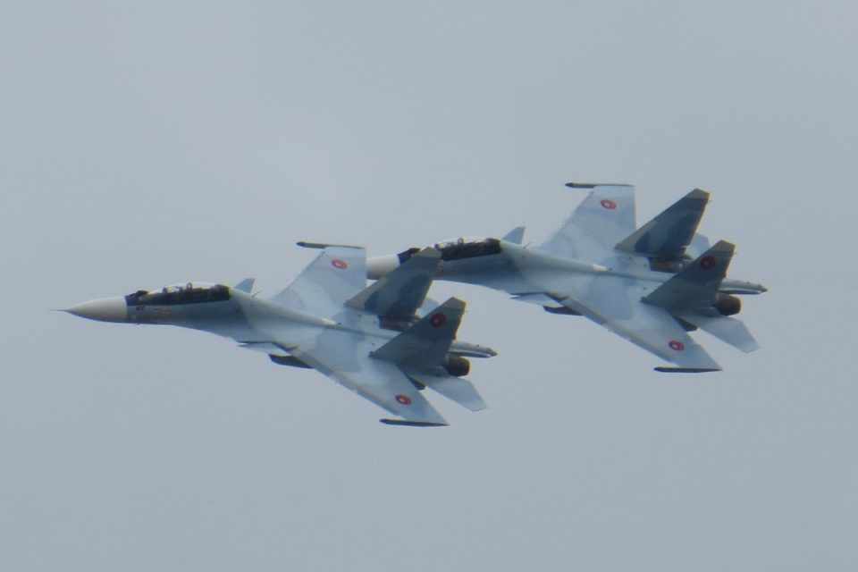 Caças Sukhoi Su-30 - Força Aérea Armênia