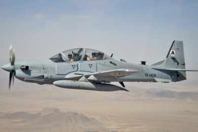 Super Tucano da Força Aérea do Afeganistão (USAF)