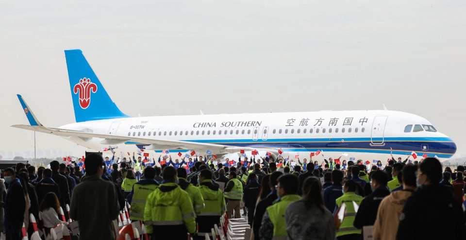 500º jato da família Airbus A320 produzido na China