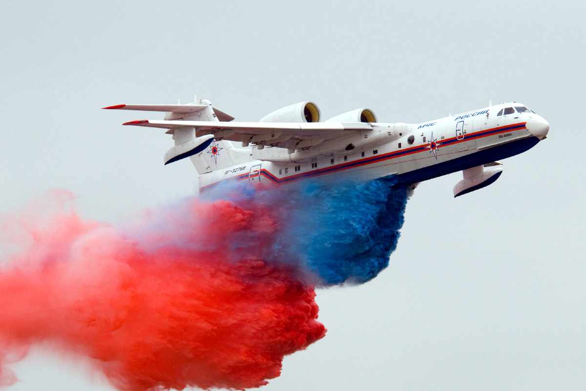 Turquia freta dois aviões russos Be-200ES para combate a incêndios