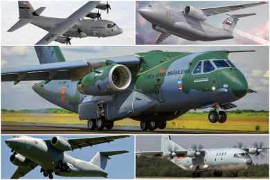 Conheça os concorrentes do Embraer C-390 Millennium