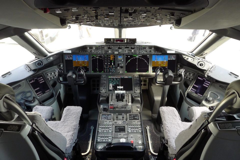 Cabine de comando - Boeing 787 