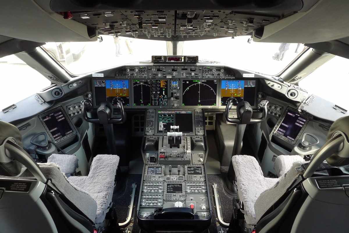 Cabine de comando - Boeing 787