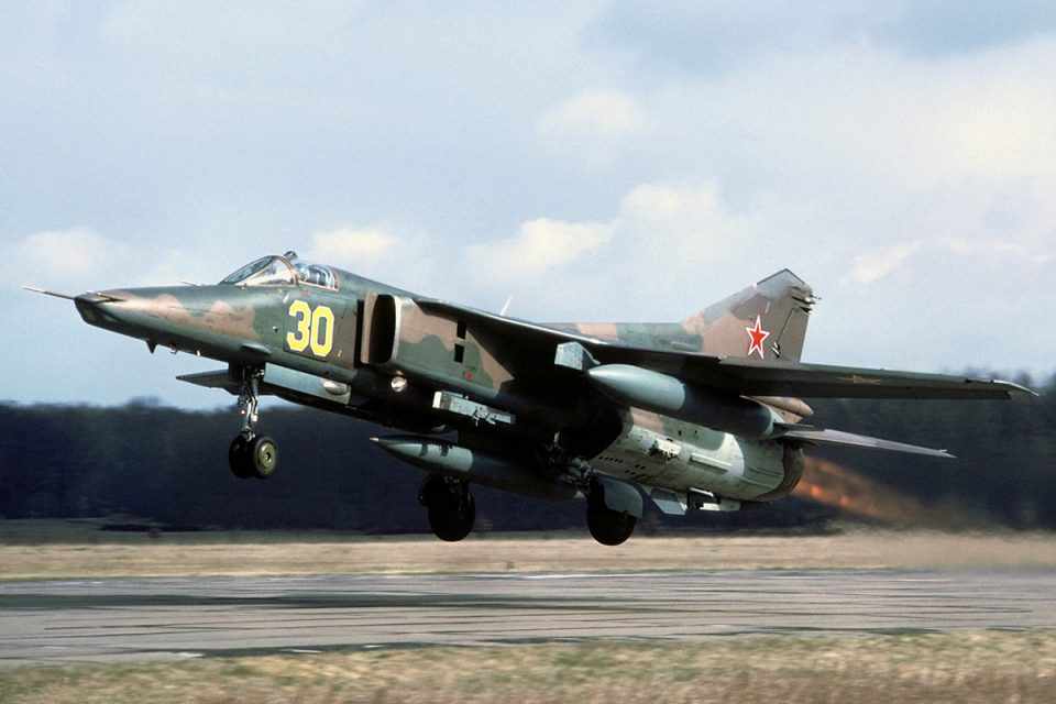 O MiG-27 foi o último caça monomotor operado na Rússia