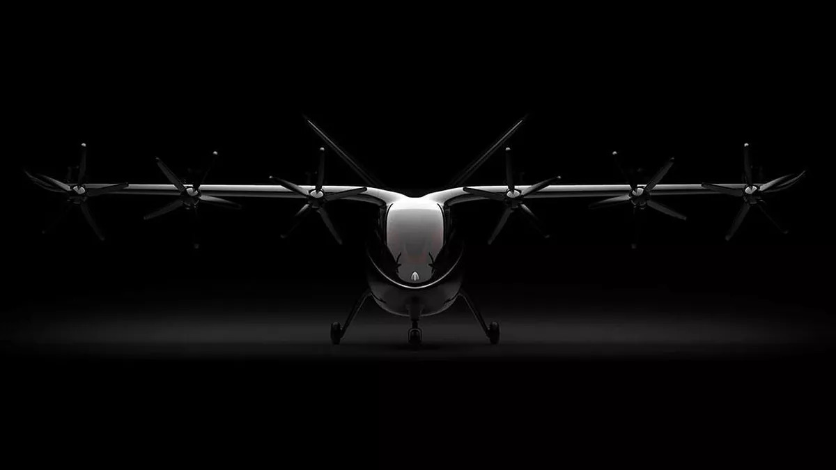 Imagem conceitual do veículo eVTOL da startup Archer Aviation (Archer)