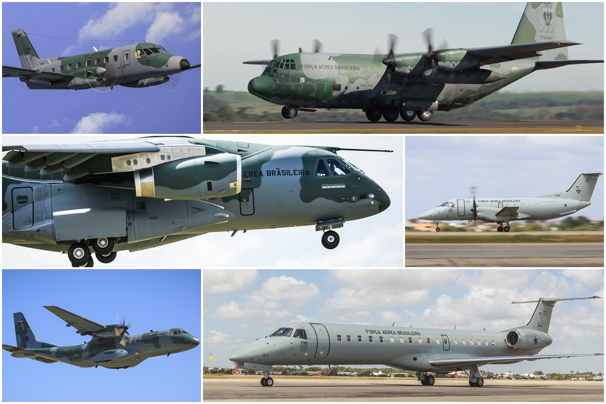 Frota de aviões de transporte da Força Aérea Brasileira
