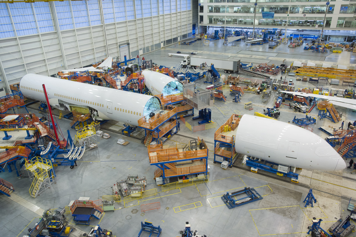 Fábrica do Boeing 787 em North Charleston