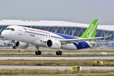 COMAC deve entregar apenas um jato C919 neste ano