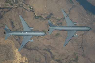 Força Aérea do Japão recebe seu primeiro KC-46A