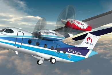 Desaer terá versão híbrida do turboélice ATL-100