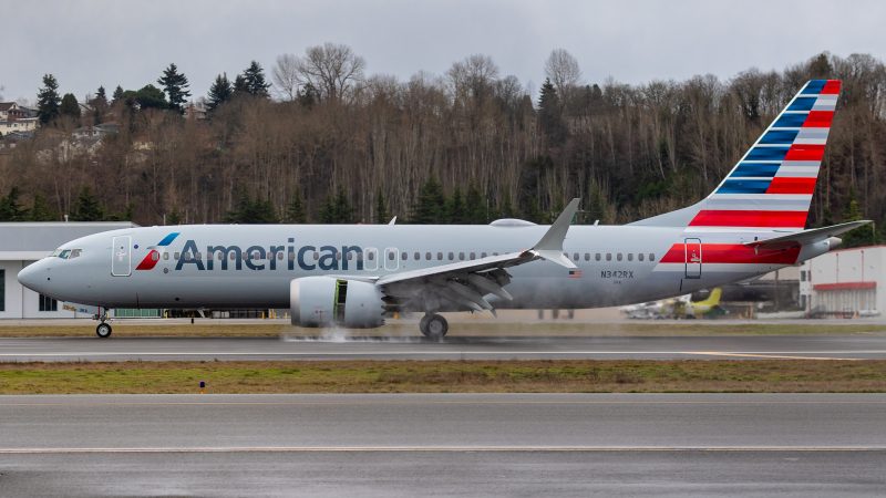 Boeing 737 MAX 8 da American Airlines