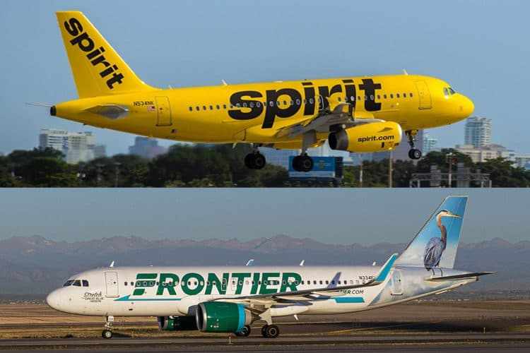 Spirit e Frontier: união daria origem à 5ª maior companhia aérea dos EUA