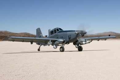 Avião agrícola de guerra começará a voar com a USAF em outubro