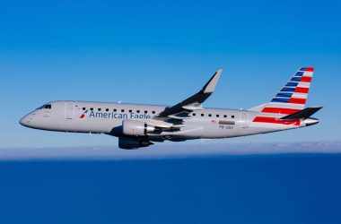 Jato E175 usado pela American Airlines