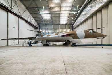 Único bombardeiro Victor original é recuperado após restauração de cinco anos