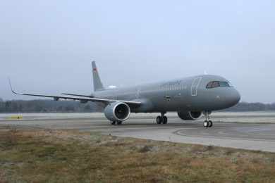 Força Aérea Alemã recebe o primeiro Airbus A321 de uso militar do mundo