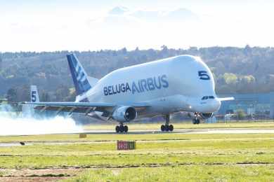“Avião baleia”, Airbus Beluga passará por Viracopos em julho