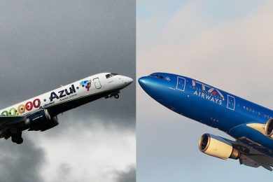 Azul e ITA Airways dão início a acordo de compartilhamento de voos