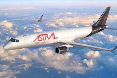 A Astral Aviation seria a primeira cliente do cargueiro, mas desistiu do leasing