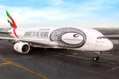 A380 da Emirates voou por 13 horas com buraco em carenagem