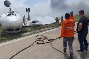 Fokker 50 sofre acidente na Somália