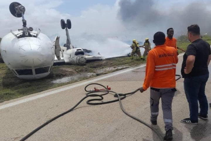Fokker 50 sofre acidente na Somália