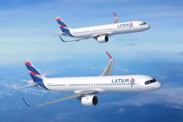 A LATAM tornou-se cliente do A321XLR em 2022