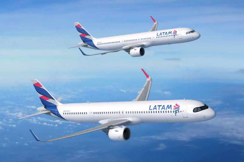 A LATAM tornou-se cliente do A321XLR em 2022