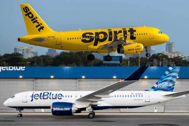 JetBlue e Spirit