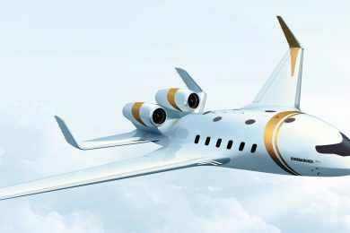 EcoJet: Bombardier testa conceito de jato executivo de baixa emissão