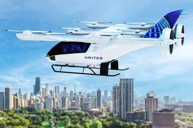 United Airlines adquire 200 ‘taxis-voadores’ da Embraer e investe US$ 15 milhões na Eve