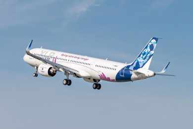 Segundo protótipo do A321XLR realiza voo inaugural
