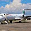 Fokker 100 utilizado pela QantasLink