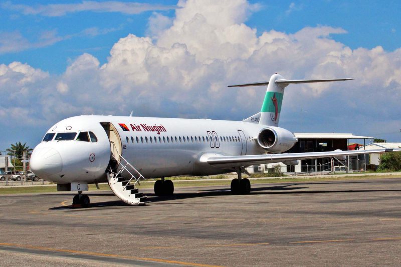 Fokker 100 utilizado pela QantasLink