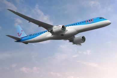 TUI, da Bélgica, torna-se a nova operadora do Embraer E195-E2