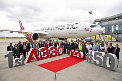 Virgin Atlantic já conta com o novo A330-900neo