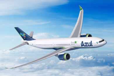 Azul encomenda mais três jatos A330-900neo da Airbus