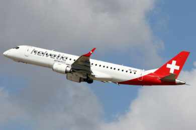 Dona de novos jatos da Embraer, Helvetic Airways terá também quatro Embraer E195 de primeira geração