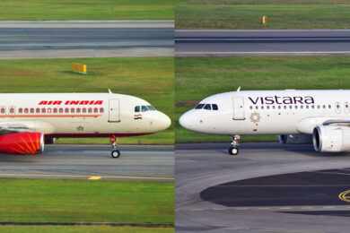 Air India e Vistara darão origem à nova gigante aérea indiana