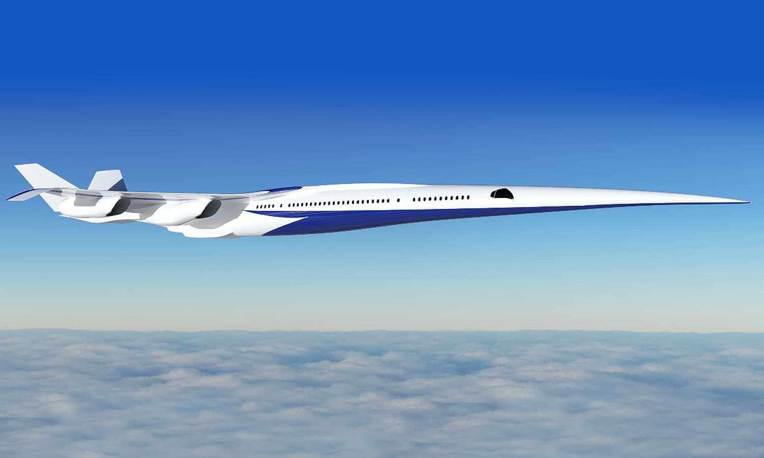 O projeto do jato de passageiros supersônico Horizon