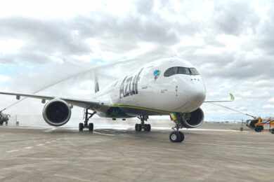 Airbus A350-900 que voo com a Azul