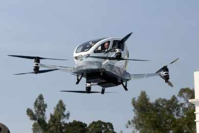 Em Curitiba: empresa chinesa fará a primeira demonstração de um eVTOL no Brasil