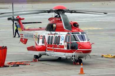 Helicóptero H225 Super Puma do governo ucraniano cai em Kiev