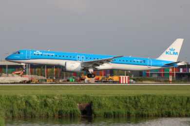 Mais da metade dos jatos Embraer E2 da KLM Cityhopper está sem voar