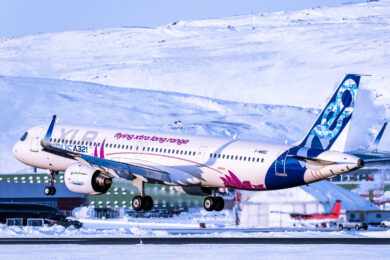 Novo A321XLR passa por testes em região congelante do Canadá