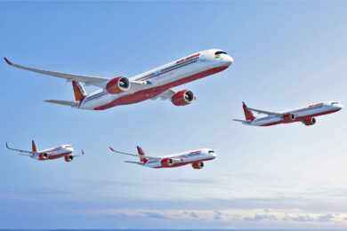 Air India confirma pedido recorde de 540 jatos da Airbus e Boeing