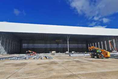 Hangar gigante para dois Airbus A380 está quase pronto na Espanha