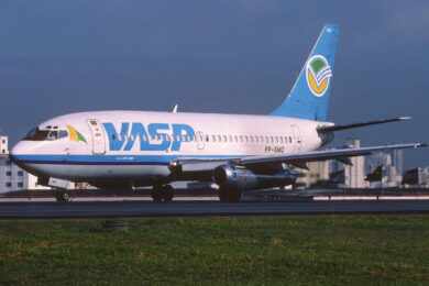 Boeing 737-200 da VASP em Congonhas