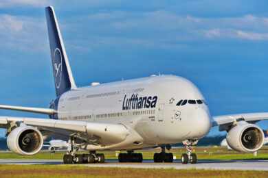 Lufthansa recoloca o A380 em seus planos até o final da década