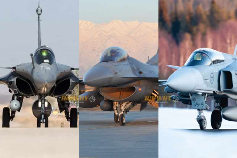 Rafale, F-16 e Gripen: foco na Colômbia